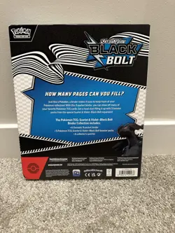Pokemon TCG Scarlet & Violet 10.5 Black Bolt Binder Box - Image 3