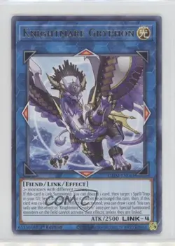 Knightmare Gryphon 1st Ed. YuGiOh Genesis Impact #GEIM-EN041 - Image 1