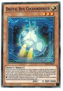 Digital Bug Cocoondenser SHVI EN033 - YuGiOh Card - Common - 1ST EDITION - Image 1