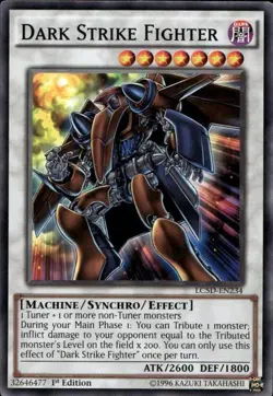 Dark Strike Fighter LC5D EN234 - YuGiOh Card - Common - 1ST EDITION - Image 1