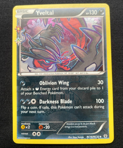 Pokemon Card - Yveltal RC16/RC32 - Holo Uncommon - Generations (NM/LP) - Image 1