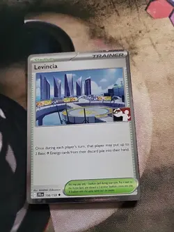 Levincia Holo Pokemon Prize Pack Series 7 Promo Pokemon Card NM/LP Stamp - Image 1