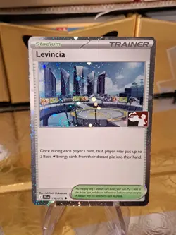 Levincia Holo Pokemon Prize Pack Series 7 Promo Pokemon Card NM/LP Stamp - Image 1