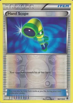 Pokemon Card - Hand Scope - Phantom Forces - Reverse Holo - 96/119 - Image 1