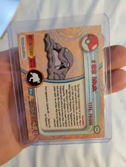 Topps Muk #89 Blue Logo Silver Holo Pokemon Card Series 2 - Image 2