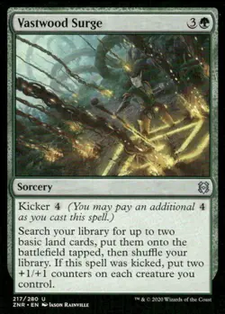Vastwood Surge 217/280 Zendikar Rising MTG Magic the Gathering card - Image 1