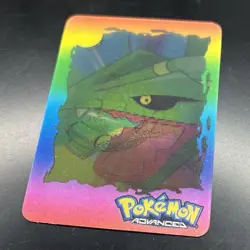 Pokemon Advanced 2004 Panini Italy Lenticular Action Card #103 Rayquaza - Image 1