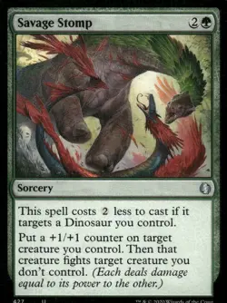 Savage Stomp 427 Jumpstart MTG Magic the Gathering card - Image 1