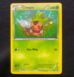 POKEMON PROMO CARD - XY BLACKSTAR PROMO - CHESPIN XY88 (HOLO) (HP) - Image 1