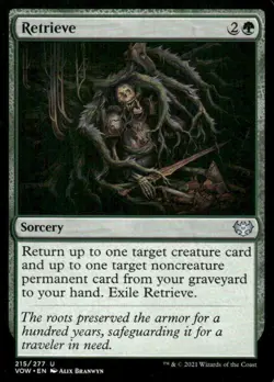 Retrieve 215/277 Innistrad Crimson Vow MTG Magic the Gathering card - Image 1