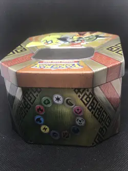 Pokemon Tapu Koko GX Prism Metal Tin - Collectible Card Storage - Image 4