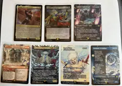 Magic The Gathering Final Fantasy rare Foil Regular Cloud 7 Card Lot - Image 1