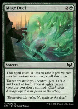Mage Duel 137/275 Strixhaven MTG Magic the Gathering card - Image 1