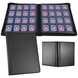 Card Binder 1000 Pockets, Premium PU Cover 16 Pocket Trading Card Binder, Rin... - Image 1