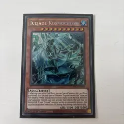 Icejade Kosmochlor BACH-EN006 Secret Rare 1st Edition YuGiOh Card - Image 1