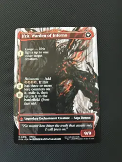 Clive Ifrit’s Dominant Borderless Near Mint FIN Final Fantasy MTG 0318 - Image 2