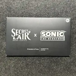 MTG: Secret Lair x Sonic: Friends & Foes Rainbow Foil Edition *BRAND NEW SEALED* - Image 1