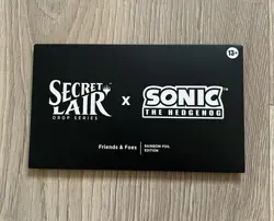 MTG: Secret Lair x Sonic: Friends & Foes Rainbow Foil Edition *BRAND NEW SEALED* - Image 1