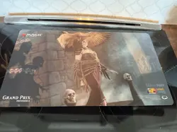 MtG Ultra Pro GP Providence Playmat, Channel Fireball, 2018, Isareth Art, EX - Image 1