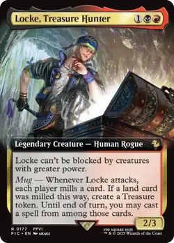 Locke, Treasure Hunter (Extended Art) - 177 / English / Near Mint MTG - Image 1