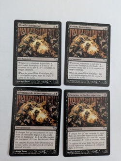 4 Blowfly Infestation Shadowmoor MTG NM Free Shipping with tracking - Image 1