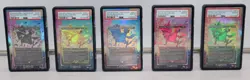 - MTG - FINAL FANTASY NEON INK TRAVELING CHOCOBO SET OF (5) - PSA 10 GEM MINT - - Image 1