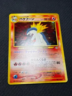 [Typhlosion.Feraligatr.Meganium] NM Holo Neo Genesis Premium File Pokemon Japan - Image 3