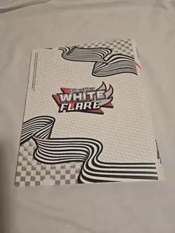 Pokemon White Flare Binder Only Brand New Scarlet And Violet TCG Binder - Image 2