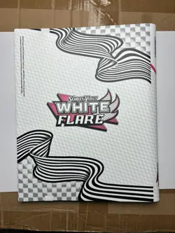 Pokemon White Flare Binder Only Brand New Scarlet And Violet TCG Binder - Image 2