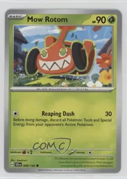 Mow Rotom Pokemon SV07: Stellar Crown #008 1i1p - Image 1