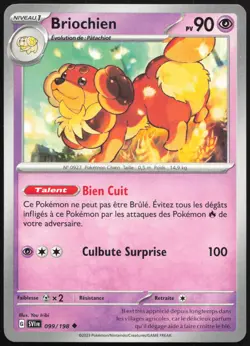 Carte Pokemon Briochien 099/198 Ecarlate et Violet Francais - Image 1