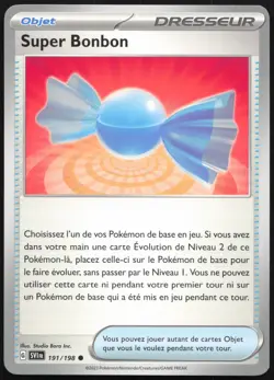 Carte Pokemon Super Bonbon 191/198 Ecarlate et Violet Francais - Image 1