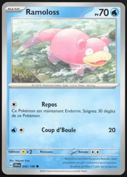Carte Pokemon Ramoloss 042/198 Ecarlate et Violet Francais - Image 1