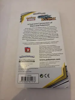 POKEMON SUN And MOON COSMIC ECLIPSE BLISTER BOOSTER PACK NEW MISMAGIUS - Image 4