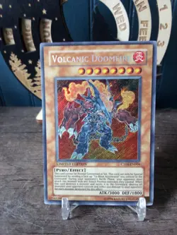 Yugioh Volcanic Doomfire CT04-EN004 Secret Rare Limited Edition NM - Image 1
