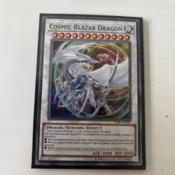 Yugioh Cosmic Blazar Dragon LED6-EN029 Common 1st Edition NM - Image 1