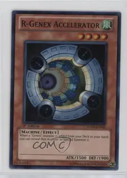 R-Genex Accelerator 1st Ed. YuGiOh Hidden Arsenal 3 #HA03-EN045 2010 - Image 1