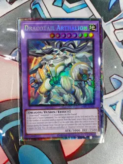 Yugioh Asian English OCG DBJH-AE006 Dracotail Arthalion - Collector Rare - Image 1
