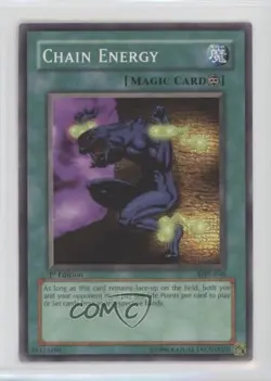 Chain Energy 1st Ed. YuGiOh Magic Ruler Booster #MRL-046 2002 - Image 1