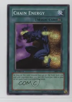 Chain Energy 1st Ed. YuGiOh Magic Ruler Booster #MRL-046 2002 - Image 1