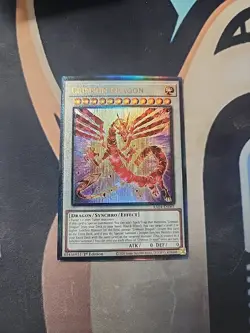 Crimson Dragon RA04-EN061 Ultimate Rare 1st Ed NM Yugioh - Image 1