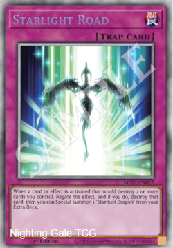 Yugioh! Mega Tins 2025 PREORDER 1x StR Starlight Road - Image 1