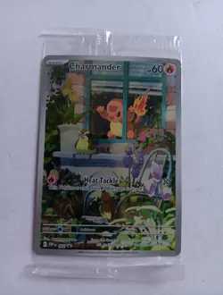 Pokemon Scarlet & Violet Charmander 044 Sv Promo Card Holo SEALED - Image 1
