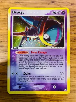 NM! Deoxys (Speed) (2/106) EX Emerald Holo Rare Pokemon Card! FAST & FREE P&P! - Image 1