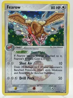 Fearow 24/112 EX Fire Red Leaf Green Reverse Holo Rare Vintage Pokemon TCG Card - Image 1