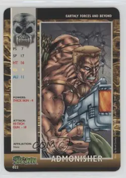 1995 Spawn - Power Cardz Trading Card Game Earthly Forces and Beyond Admonisher - Image 1
