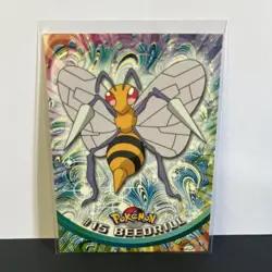 Beedrill #15 - Black Logo - NON-HOLO - SERIES 1 - TOPPS Pokemon Card - NM/LP - Image 1