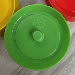 Set of 4 Round Playing Card Holders - Leap Frog - Image 2