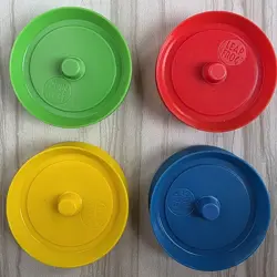 Set of 4 Round Playing Card Holders - Leap Frog - Image 4