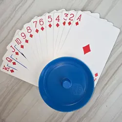 Set of 4 Round Playing Card Holders - Leap Frog - Image 5